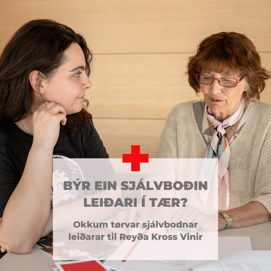 Sjálvboðin leiðari til Reyða Kross Vinir / Volunteer leaders for Red Cross Buddies